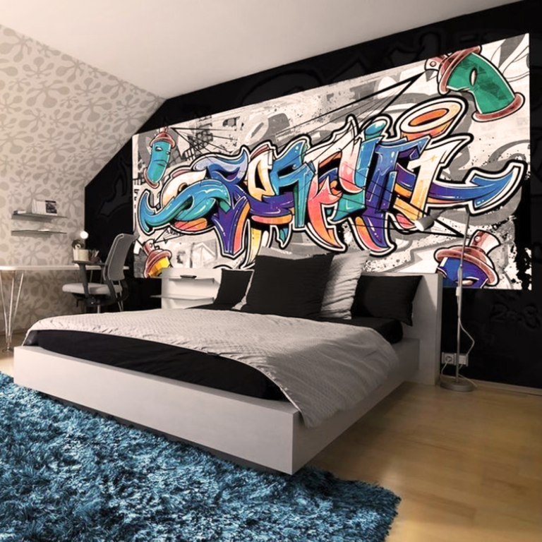 grafite para o quarto arte