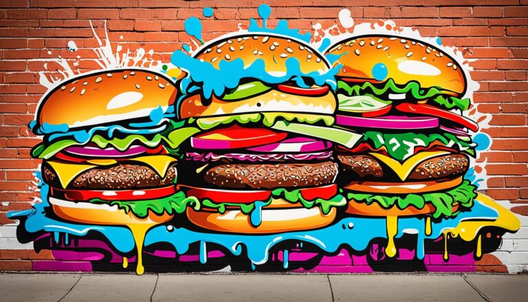 grafite para hamburgueria